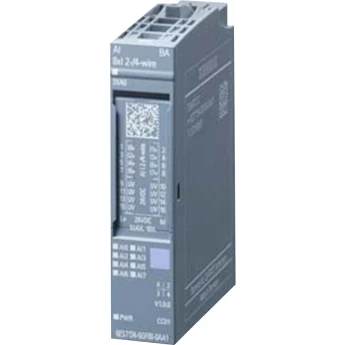 6ES7134-6GF00-0AA1 SIMATIC ET 200SP Модуль аналогового ввода, AI 8XI 2-/4-WIRE BASIC SIEMENS 0,031