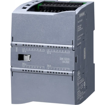 6ES7223-1BL32-0XB0 Модуль ввода и вывода дискретных сигналов SM 1223 для Simatic S7-1200, 16 дискретных релейных входов 16DI =24 В и 16 дискретных транзисторных выходов 16DO = 24В/ 0,5А SIEMENS 0,31